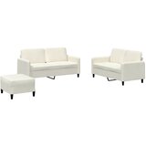 vidaXL 3-dijelni set sofa krem baršunasti | shoptok.hr