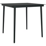  3-dijelni vrtni blagovaonski set s jastucima sivo-crni | shoptok.hr