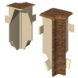 Egger Unutarnji kutnik za lajsne Cubical (Tamno smeđa, 2 Kom.) | shoptok.hr