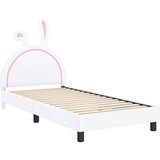  Krevet za djecu s uzglavljem s uzglavljem Bijelo 90 x 200 cm PU | shoptok.hr