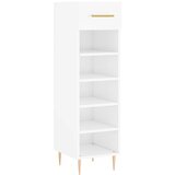 Maison Chic Omarice za obutev - Kopa za čevlje visok sijaj bela 30x35x105 cm inženirski les, (21777929) | Shoptok.si