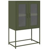  Visoka ploča maslinasto zelena 68x39x107 cm čelik | Eponuda.com