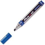 Stabilo Stabilo: Mark-4-All Alkoholni flomaster z odrezano konico modre barve | Shoptok.si