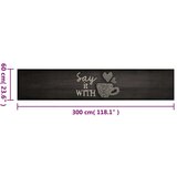  Tepih perivi s uzorkom šalice 60 x 300 cm baršunasti | shoptok.hr