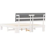  Krevetni okvir s tapiciranim uzglavljem Svijetlo siva | shoptok.hr