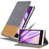 Cadorabo Ohišje, združljiv z Nokia v svetlo sivo rjavi barvi - zaščitni pokrov z magnetnim zapiranjem, stoječo funkcijo in režo za kartico, (20570444) | Shoptok.si