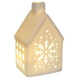 Ena Novogodišnja keramička LED kućica 13.3cm 182509 | Eponuda.com