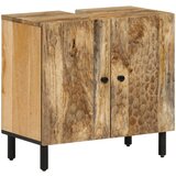 vidaXL Kopalniška omarica 62x33x58 cm trden mangov les Cene