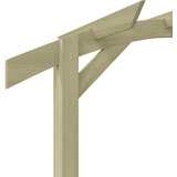  Vrtna pergola od impregnirane borovine 180 x 210 x 40 cm | shoptok.hr
