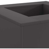  Ognjište Kvadratno Crno 60x60x30 cm Čelik | shoptok.hr
