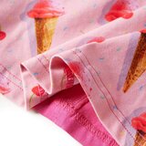 vidaXL Otroška obleka s potiskom sladoleda svetlo roza 92 | Shoptok.si