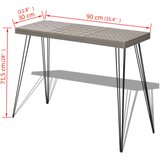  Konzolna Mizica 90x30x71,5 cm Siva, (20979115) | Shoptok.si