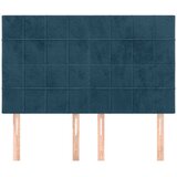  Uzglavlje tamnoplavo 144x5x118/128 cm baršunasto | Eponuda.com