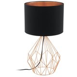 Eglo pedregal 1 stona lampa/1, e27, prečnik 350, bakar/crna VDX9KA4 | Eponuda.com