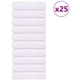 vidaXL Brisače za tuširanje 25 kos bela 70x140 cm 360 g/m² 100% bombaž | Shoptok.si