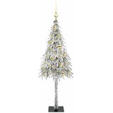  Božićno drvce s 150 LED svjetlima Bijelo 120 cm PE i čelik | shoptok.hr