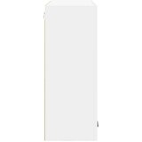 vidaXL Viseča omarica Riga Bela 80 x 31 x 80 cm Konstruiran les | Shoptok.si