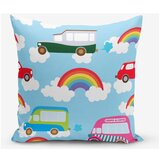 Minimalist Cushion Covers Prevleka za vzglavnik iz mešanice bombaža Rainbow, 45 x 45 cm Cene