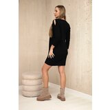 Kesi Dress with graphics 3D, lace black | shoptok.hr