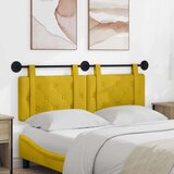  Držeće uzglavlje Zidne Žuta 150 x 55 x 5 cm Baršun - Žuta 140 cm bez LED | shoptok.hr