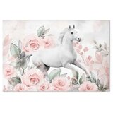  Slika - Gallop Among the Roses (1 Part) Wide 120x80 Na talijanskom platnu | shoptok.hr