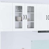 vidaXL Stenska kuhinjska omarica Bela 80 x 31 x 80 cm Konstruiran les | Shoptok.si