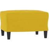  Trosjed s tabureom žuti 180 cm baršunasti | shoptok.hr
