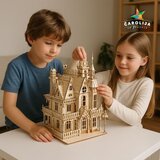WOODCRAFT 3D DRVENA PUZZLA - VILA FANTAZIJA SA NAMEŠTAJEM | ePonuda.com