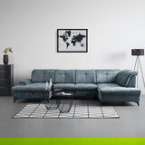 Mömax sedežna garnitura sierra, temno modra, ležišče, predal | Shoptok.si