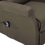 vidaXL Stol s funkcijo vstajanja taupe blago, (20958080) | Shoptok.si
