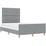  Krevetna konstrukcija Svjetlosiva 120 x 200 cm tkanina | shoptok.hr