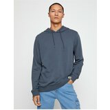 Koton Basic Hooded Sweatshirt Long Sleeve Label Printed cene