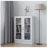  Vitrina bijela 82 5 x 30 5 x 115 cm od iverice | shoptok.hr