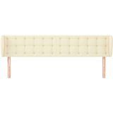  Vzglavje z ušesi krem 203x23x78/88 cm umetno usnje, (20739542) | Shoptok.si