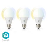 Nedis Smartlife WiFi LED Žarulja | E27 | 9W | 2700 - 6500 K | 3 komada | Eponuda.ba