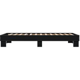  Okvir za krevet crni 90 x 190 cm od konstruiranog drva | shoptok.hr