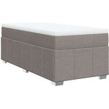  Krevet s oprugama i madracem smeđesivi 80x200 cm od tkanine | shoptok.hr