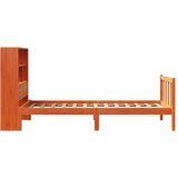 vidaXL Krevet s regalom za knjige bez madraca 90 x 190 cm od borovine | shoptok.hr