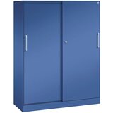 C+P Omara z drsnimi vrati ASISTO, višina 1617 mm, širina 1200 mm, encijan modre/encijan modre barve | Shoptok.si