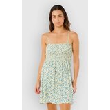 Rip Curl Surf Side Shirred Dress light yellow Cene