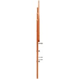  Uzglavlje voštano smeđe 140 cm od masivne borovine | shoptok.hr