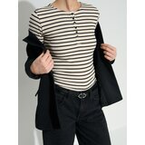 Sinsay Rebrasta prugasta bluza s viskozom | shoptok.hr