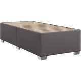  s oprugama i madracem sivi 80 x 200 cm od umjetne kože | shoptok.hr