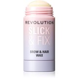 Makeup Revolution Slick & Fix Brow & Hair Stick vosek za lase v paličici 13 g | Shoptok.si