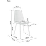 Molarem Home Stolica Fox-siva | shoptok.hr