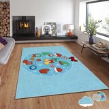 Conceptum Hypnose tepih s novogodišnjim motivima Asr-Crpt-7, pravokutni, 120 x 180 cm, plavi | Eponuda.ba