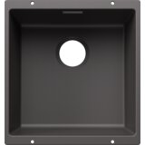 Blanco pomivalno korito SUBLINE 400-U SILGRANIT brez pribora InFino - KAMNITO SIVA | Shoptok.si