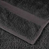  Ručnici SOLUND 25 kom antracit 100 x 200 cm 600 gsm | shoptok.hr