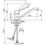 Rosan baterija za sudoperu KING lekarska 2 cevi J381L001 ROS051 | ePonuda.com
