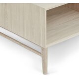 Furnhouse Mizica z mizno ploščo v hrastovem dekorju v naravni barvi 75x120 cm Porto – | Shoptok.si